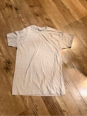 Fruit of the Loom Light Gray Short Sleeve Crew Tee